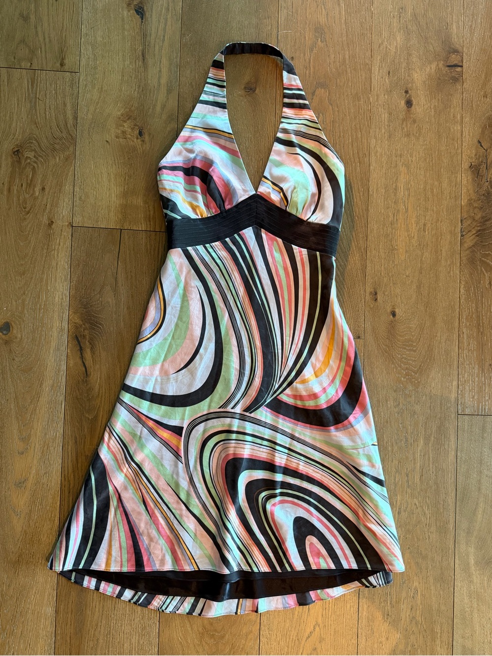 Early 2000s 100% Silk Laundry by Shelli Segal Vintage Dress